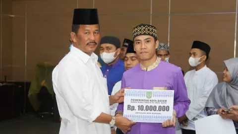 Kafilah Batam Terima Bonus dari Wali Kota, Totalnya Rp716 Juta - GenPI.co KEPRI