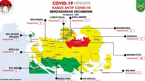 Kasus Covid-19 Bertambah, Satu Kecamatan di Batam Zona Merah - GenPI.co KEPRI