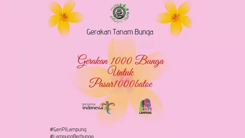 Bunga untuk Pasar 1000 Batoe - GenPI.co