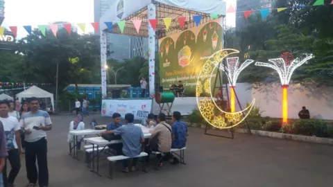 GenPI DKI Ramaikan Ramadan Lewat Pasar Petang - GenPI.co