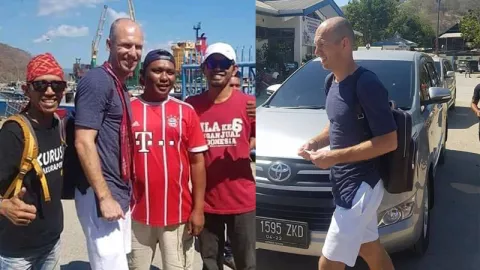 Wuiih, Arjen Robben Berlibur ke Labuan Bajo - GenPI.co