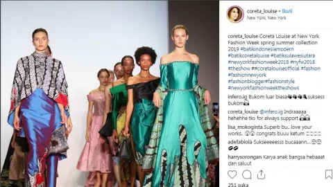 Keren, Karya Anak Bangsa Tampil di New York Fashion Week - GenPI.co