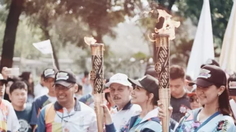 Masuk Jakarta, Obor Asian Para Games 2018 Disambut Meriah - GenPI.co