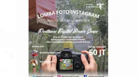 Ayo Ikut Lomba Foto Instagram Destinasi Digital Pasar GenPI - GenPI.co