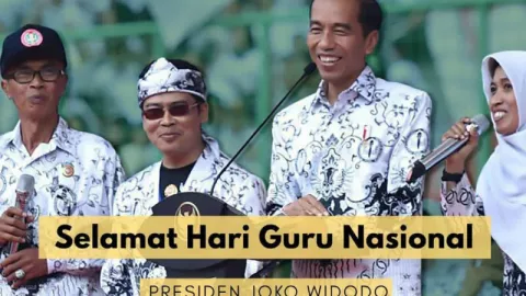 Ini Pesan Jokowi Untuk Para Guru Pada 'Hari Guru Nasional' - GenPI.co