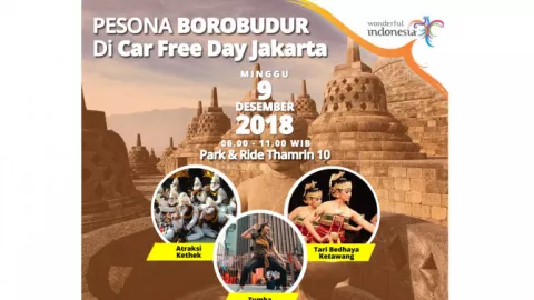 Kemegahan Candi Borobudur Hadir di CFD Jakarta - GenPI.co