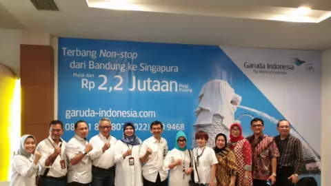 Garuda Hubungkan Bandung Singapura - GenPI.co