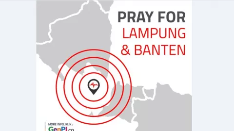 Pasar Wedana Galang Dana untuk Korban Tsunami Lampung - GenPI.co