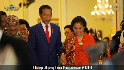 Jokowi Hadiri Resepsi Pernikahan Putra Mahkota Paku Alam X - GenPI.co