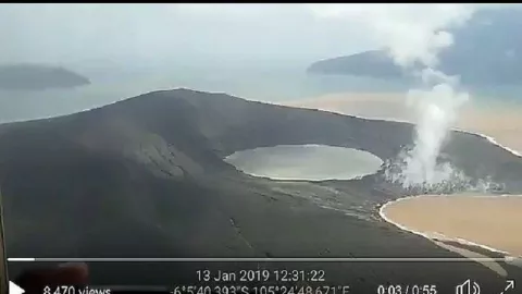 Kondisi Gunung Anak Krakatau Setelah Erupsi, Berbahayakah? - GenPI.co