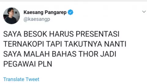 Demam Avengers, Kaesang Bergurau Thor Jadi Pegawai PLN - GenPI.co
