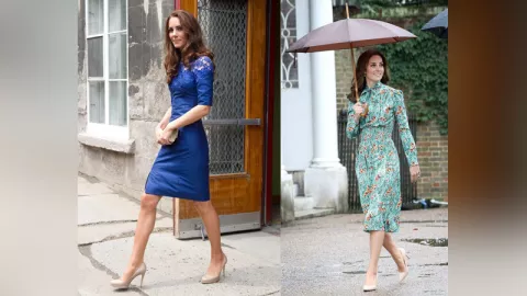 Nyaman Pakai Sepatu Hak Tinggi, ini Rahasia Kate Middleton - GenPI.co