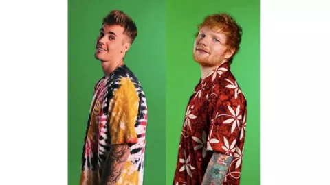 Hari Ini, Ed Sheeran - Justin Bieber Janji Rilis Lagu Duet Mereka - GenPI.co