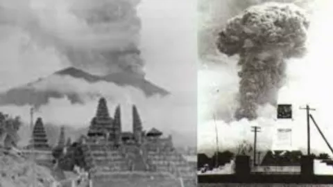Begini Sejarah Gunung Agung Meletus, Persis Ki Joko Bodo Lahir - GenPI.co