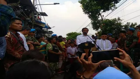 Ini Alasan Jokowi Pilih Kampung Deret Lokasi Deklarasi Kemenangan - GenPI.co