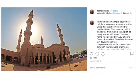 Masjid di Abu Dhabi Ganti Nama Jadi ‘Maria Bunda Yesus' - GenPI.co