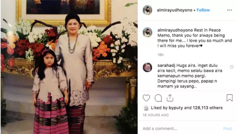 Terharu, Cucu Ani Yudhoyono Sampaikan Rindu Memo di Instagram - GenPI.co