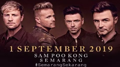 Westlife akan Konser di Sam Poo Kong Semarang - GenPI.co