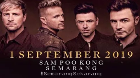 Tiket Konser Westlife Twenty Tour di Sam Poo Kong Ludes Terjual - GenPI.co