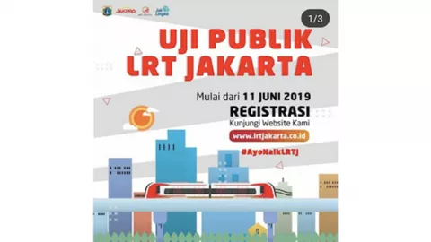 LRT Jakarta Buka Pendaftaran Uji Coba Publik, Ini Cara Daftarnya - GenPI.co