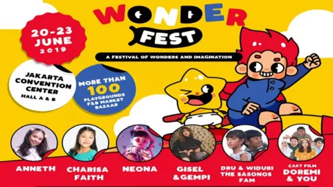 Wonderfest, Festival Anak dan Keluaga Sajikan 100 Wahana Bermain - GenPI.co