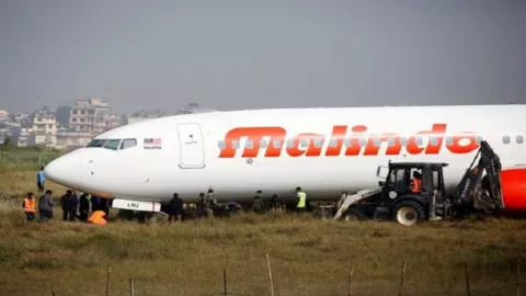 Pesawat Malindo Air Tergelincir, 122 Penumpang Selamat - GenPI.co