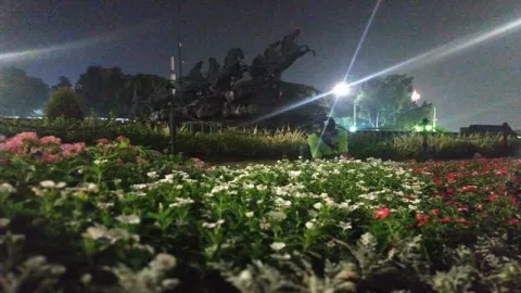 Hari Ini DKI Ultah ke-492, Bunga Warna-warni Hiasi Jakarta - GenPI.co