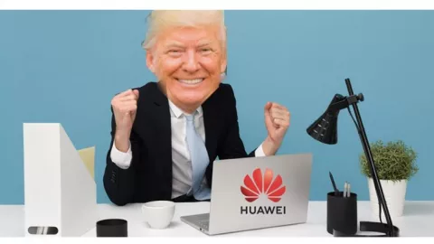 Donald Trump Melunak pada Huawei, Ada Apa? - GenPI.co