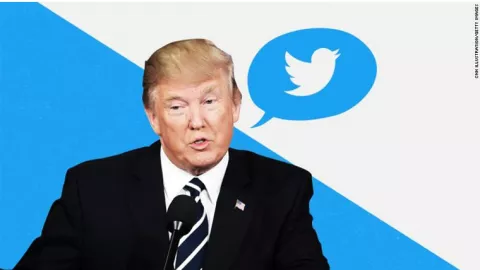 Hakim Melarang Trump Blokir Follower Twitter-nya - GenPI.co