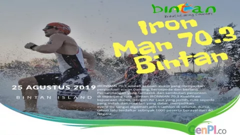 Bintan Iron Man 70.3 Bakal Banjir Peserta - GenPI.co