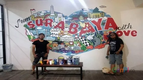 Mempercantik Kota Surabaya dengan Lukisan Mural - GenPI.co
