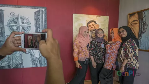 Dispar Riau Gelar Pameran Seni Rupa - GenPI.co