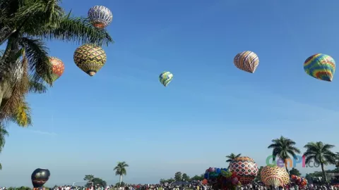 Balon Udara Semarakkan Lebaran Wonosobo - GenPI.co