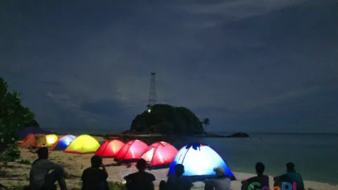 Meriahkan Festival Pulau Senua, GenPI Natuna Berkemah Bersama - GenPI.co
