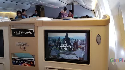 Singapore Airlines Tayangkan Film Livi Zheng di Kabin Pesawat - GenPI.co