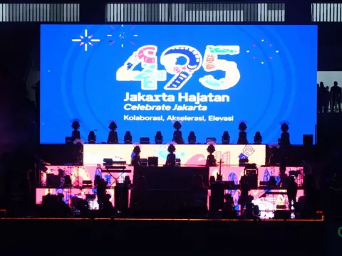 Jakarta Hajatan Ke-495 Keren! 70 Ribu Warga Penuhi JIS - GenPI.co
