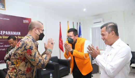 KPU Provinsi Banten dan Universitas Primagraha Jalin Kerja Sama - GenPI.co BANTEN