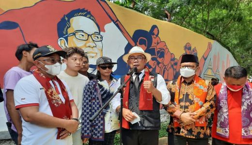 Ridwan Kamil Ajak Bonge Saat Peresmian Situ Rawa Kalong Depok - GenPI.co JABAR