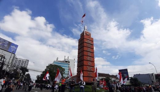 Aksi 3 Menit untuk Indonesia di Bandung Bikin Merinding - GenPI.co JABAR