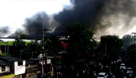 Kebakaran di Pasar Kembang Surabaya, Api Sudah Padam - GenPI.co JATIM