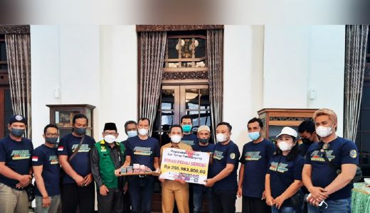 Paguyuban Pekerja Sor Terop Tulungagung Peduli Gunung Semeru - GenPI.co JATIM
