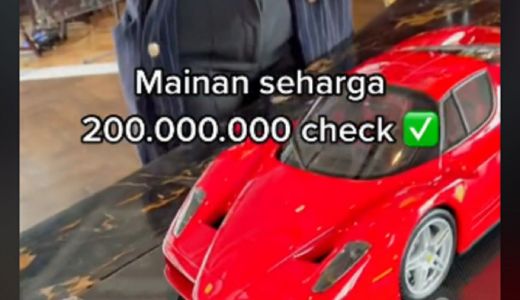 Crazy Rich Surabaya Perlihatkan Miniatur Ferrari Harga Rp200 Juta - GenPI.co JATIM