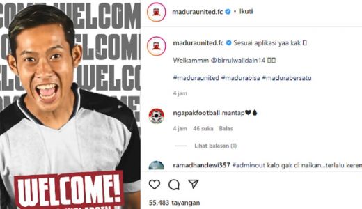 Perkuat Lini Belakang, Madura United Kenalkan Pemain Baru - GenPI.co JATIM