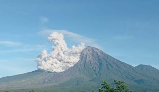 Gunung Semeru Aktif Lagi, PVMBG Keluarkan Rekomendasai - GenPI.co JATIM