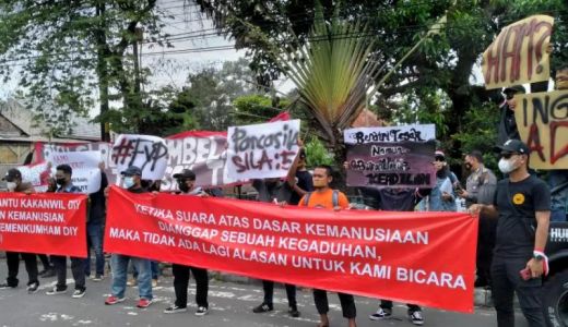 Tuntut Tuntas Kekerasan di Lapas, Para Mantan WBP Gelar Aksi Diam - GenPI.co JOGJA