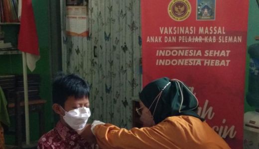 Vaksinasi Anak di Sleman Sudah Mencapai 57,72 Persen - GenPI.co JOGJA