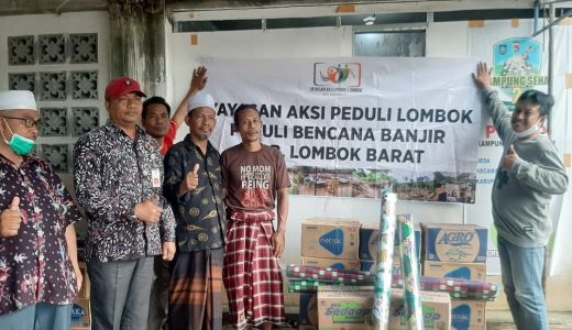 Yayasan Aksi Peduli Salurkan Bantuan ke Desa Guntur Macan - GenPI.co NTB