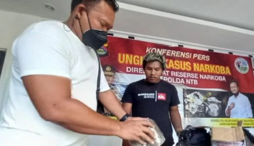Polda NTB Gagalkan Peredaran 2 Kilogram Ganja Asal Aceh, Top! - GenPI.co NTB