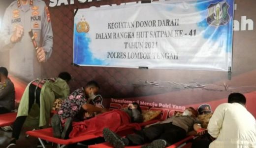 Polres Lombok Tengah Gelar Donor Darah, ini Tujuannya - GenPI.co NTB