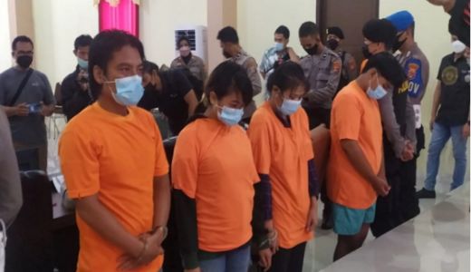 Polresta Mataram Ciduk 4 Orang Terduga Pengedar di Indekos - GenPI.co NTB